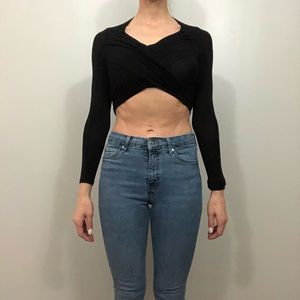 Black Bead crop top.